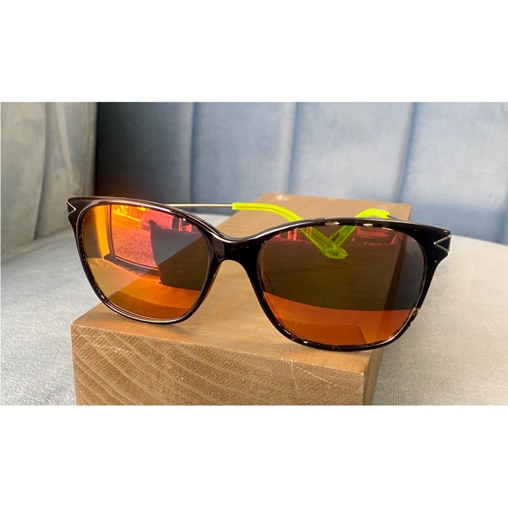 New Paul Frank Ltd. Ed. Neon Orange Black “Moonlight Mile” Mirror Sunglasses